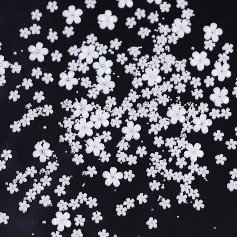 Acryl-Blumen Nail Art