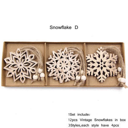 Schneeflocken Anhänger – Weihnachtsdeko