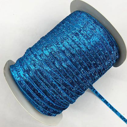 Glitter Samtband – Funkelnde Eleganz