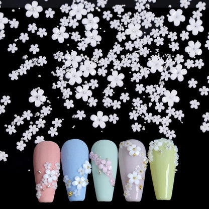 Acryl-Blumen Nail Art