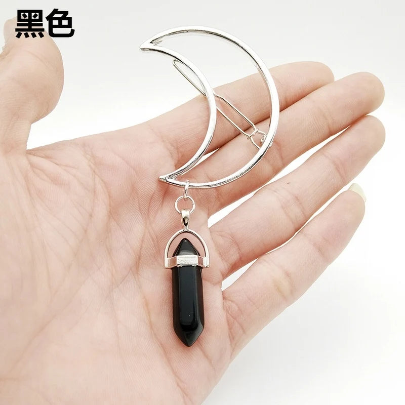 Magischer Haarschmuck- Halbmond - sunny.side-Productions