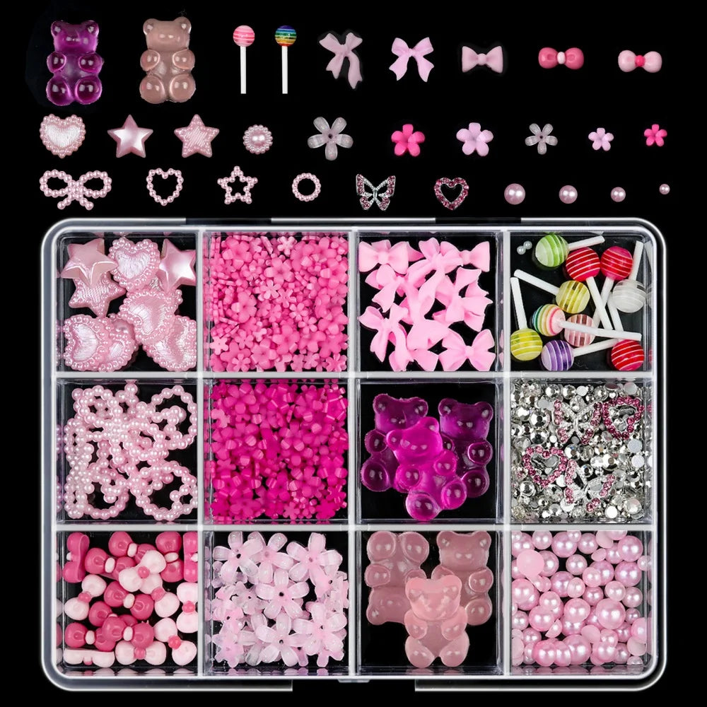 Set Nail Charms – edler 3D Glanz