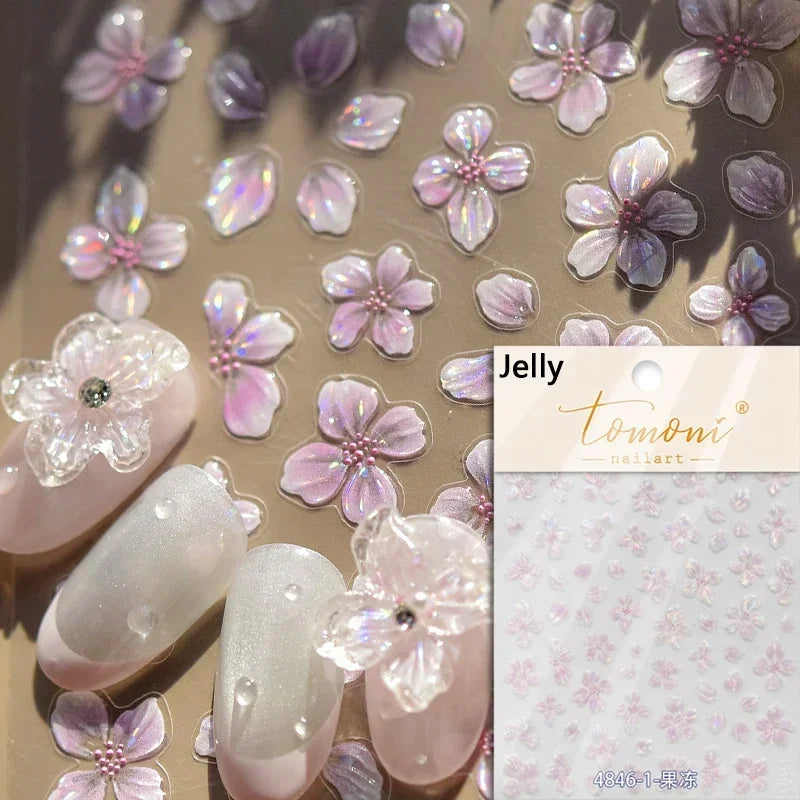 Nail Sticker – Blumen & Kirschblüten