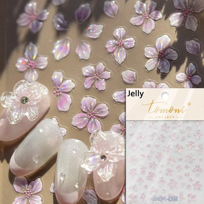 Nail Sticker – Blumen & Kirschblüten