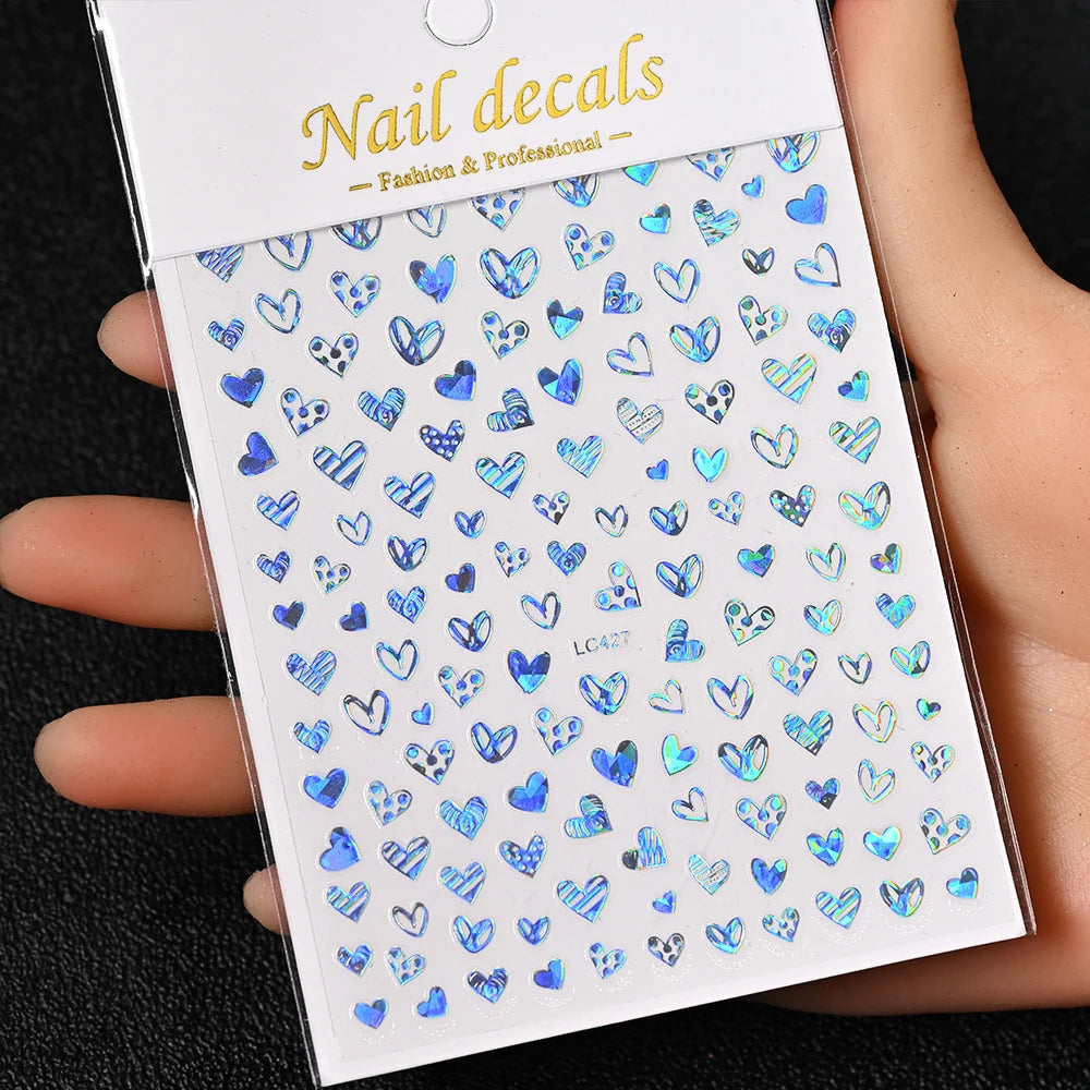 3D Nail Sticker – Sonne, Mond & Sterne