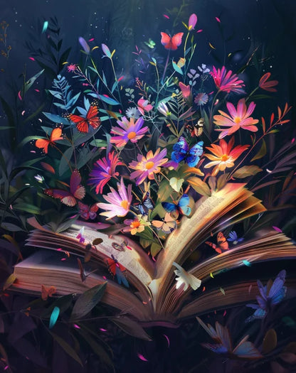 Malen nach Zahlen-Set– Magische Bücher - sunny.side-Productions