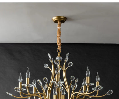 Kristall-Kronleuchter – nordisches Design