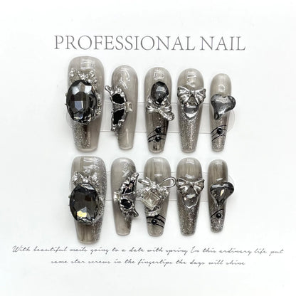 Gothic Glam Press-On Nails