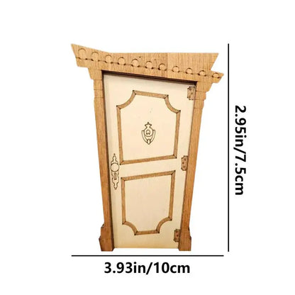 Wichteltür Miniatur – Dekoration im Vintage-Stil