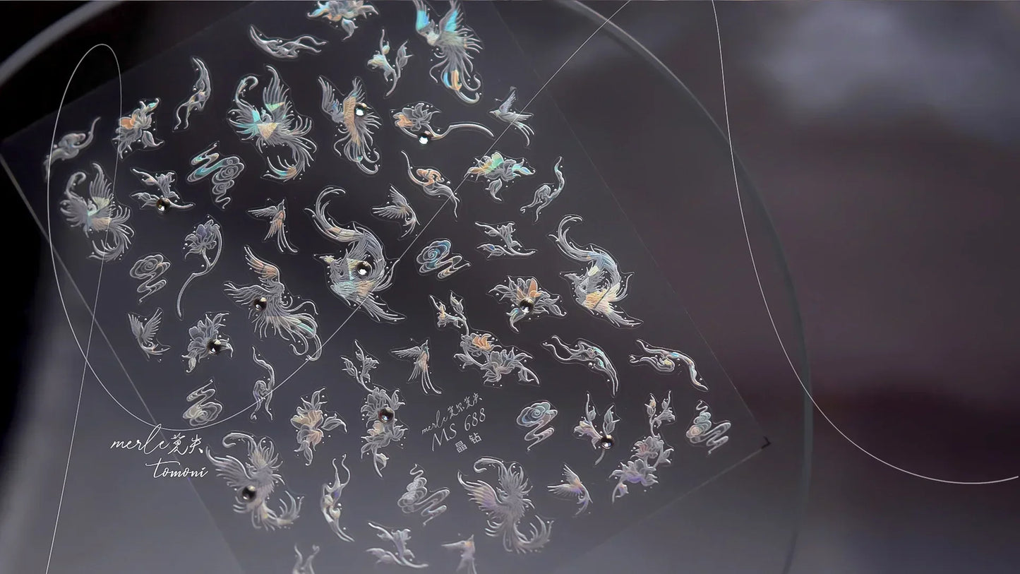 Magische Flügel – 5D Nail Sticker