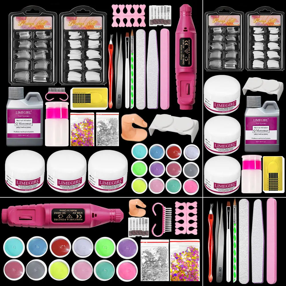 Nailart – Acryl- Komplettset - sunny.side-Productions