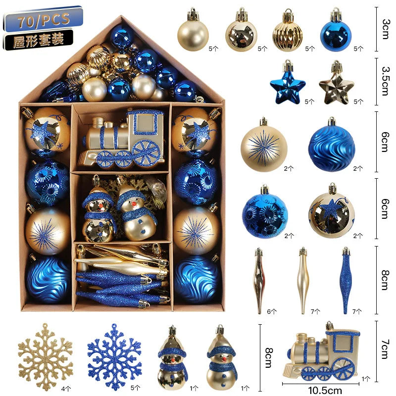 Weihnachtsdeko-Set – Festliche Ornamente