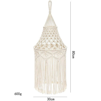 Makramee-Quastenlampe – Boho-Charme - sunny.side-Productions