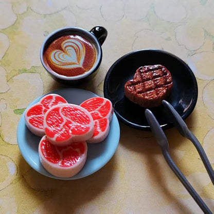Miniatur Steak – Wichtelwelten Food Set