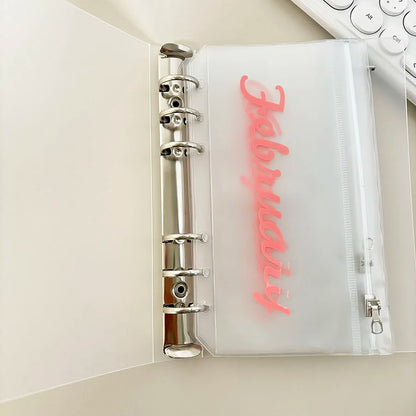 Budgetplaner mit 12 Monatsfächern - sunny.side-Productions