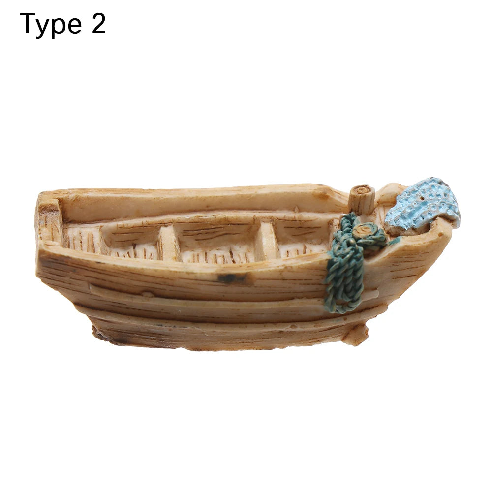 Miniatur Boot – Winter- & Wichtelwelt