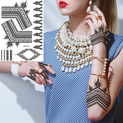 Festival-Tattoo Mandala – Temporärer Körperschmuck