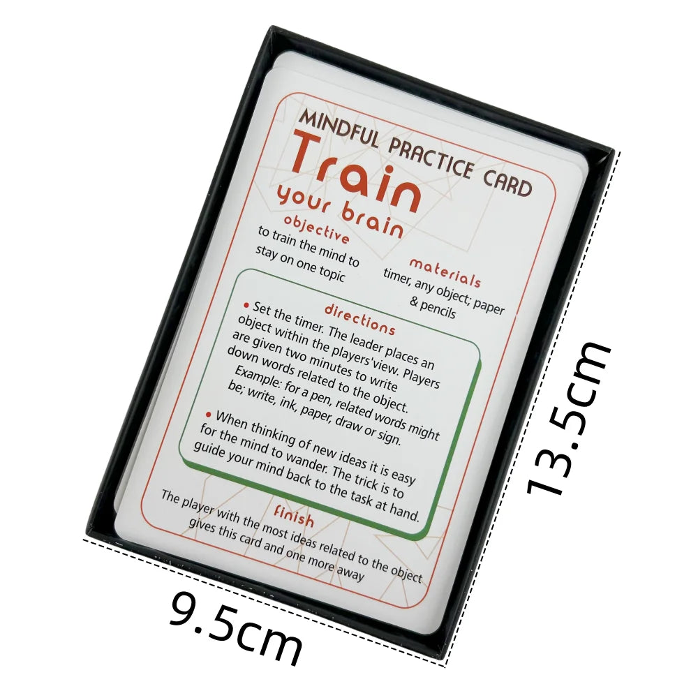 Achtsamkeits-Kartenset- 40 Karten. 100 Gespräche - sunny.side-Productions