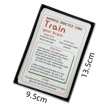 Achtsamkeits-Kartenset- 40 Karten. 100 Gespräche - sunny.side-Productions