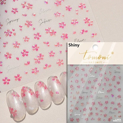 Nail Sticker – Blumen & Kirschblüten