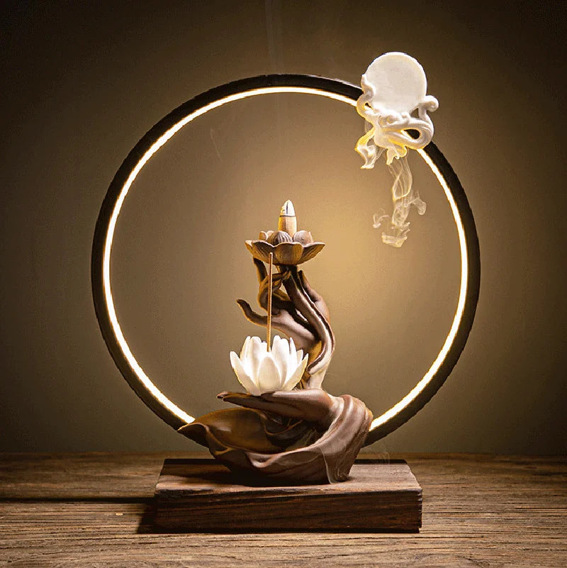 Quelle der Entspannung- Lotus Reflux Aromadiffusor - sunny.side-Productions