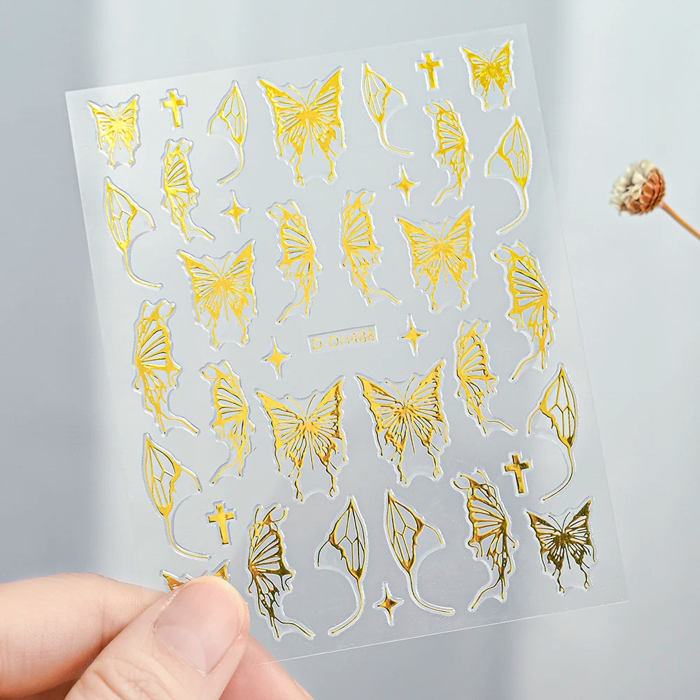 3D Nail Sticker – Sonne, Mond & Sterne