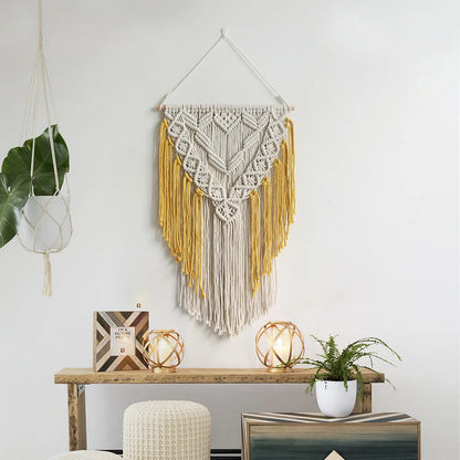 Makramee-Wandteppich – Boho-Ästhetik
