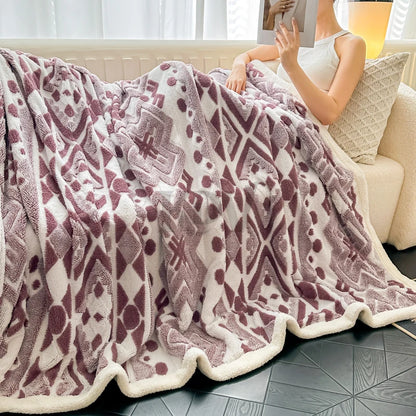 Boho-Fleece-Decke – Ruhe & Geborgenheit
