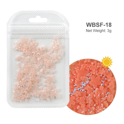 Acryl-Blumen Nail Art