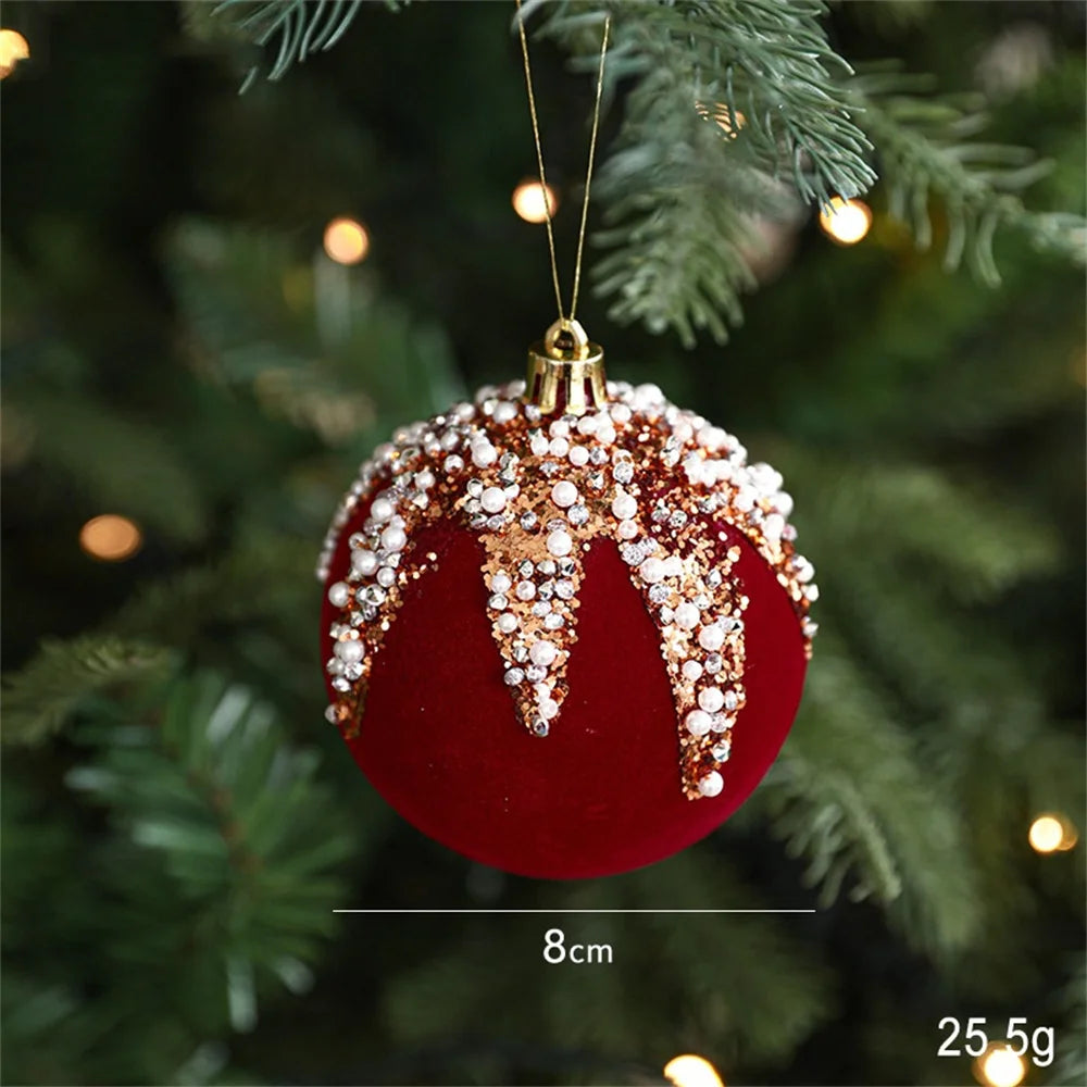 Weihnachtskugel – Samtige Eleganz