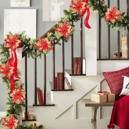 Weihnachtsblumen – Künstliche Baumdeko