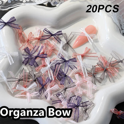 3D Schmetterlings Nail Charms