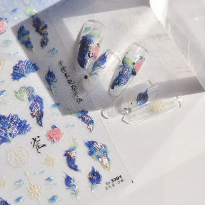 Magische Flügel – 5D Nail Sticker