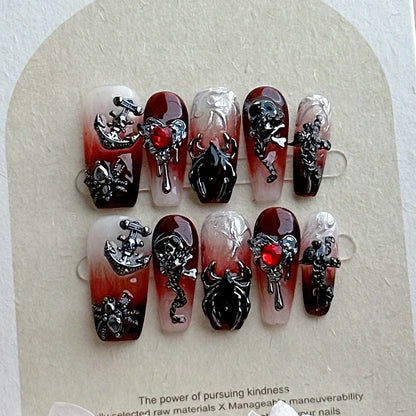 Gothic Glam Press-On Nails