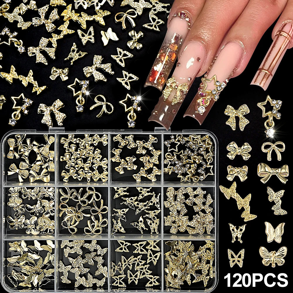 Set Nail Charms – edler 3D Glanz