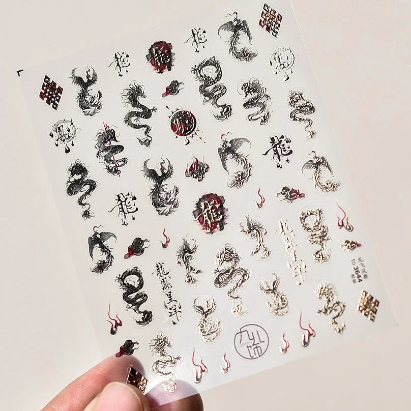 Magische Flügel – 5D Nail Sticker