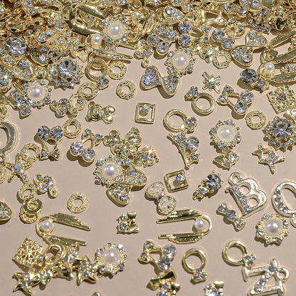 Luxus Nail Charms – Gold & Silber