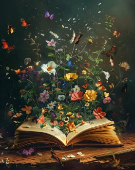 Malen-nach-Zahlen-Set- Bücherfantasie - sunny.side-Productions