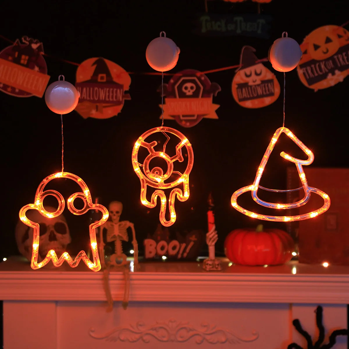 Halloween-Lichter – leuchtende Spukstimmung