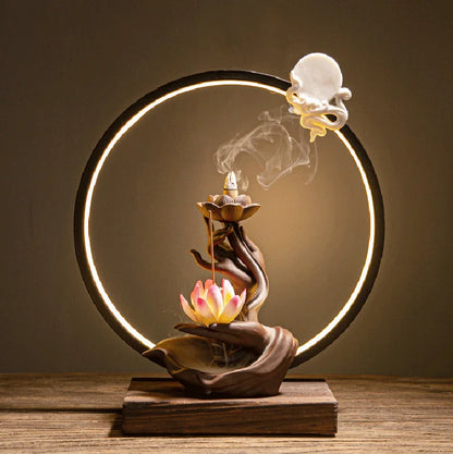 Quelle der Entspannung- Lotus Reflux Aromadiffusor - sunny.side-Productions