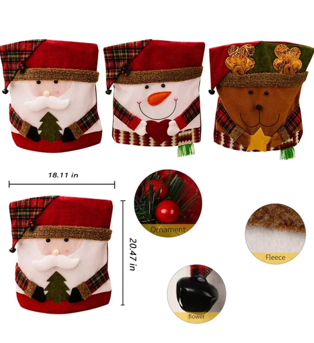 Weihnachtsstuhlbezüge – Festliche Deko