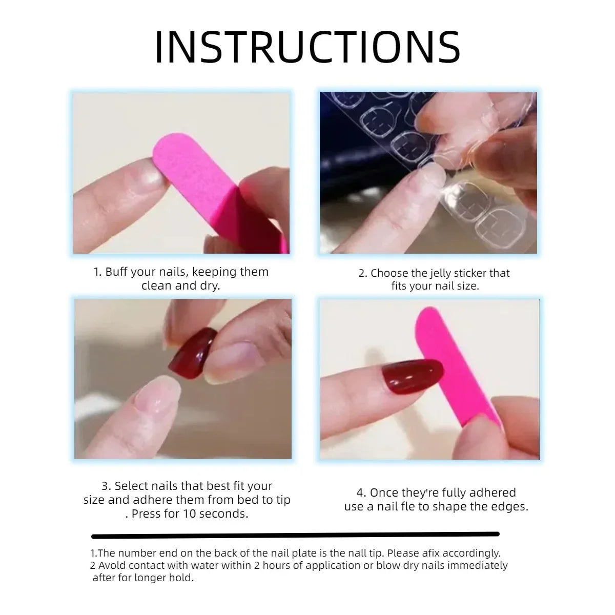 Press-On Nails – Cat Eye French