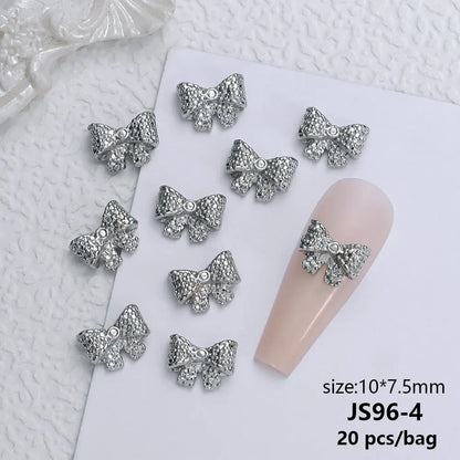 3D Schmetterlings Nail Charms