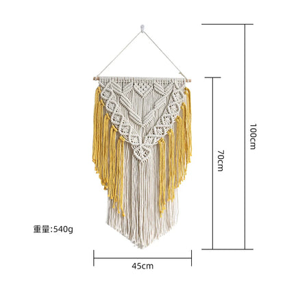 Makramee-Wandteppich – Boho-Ästhetik