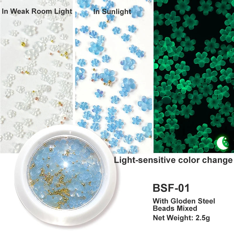 Acryl-Blumen Nail Art