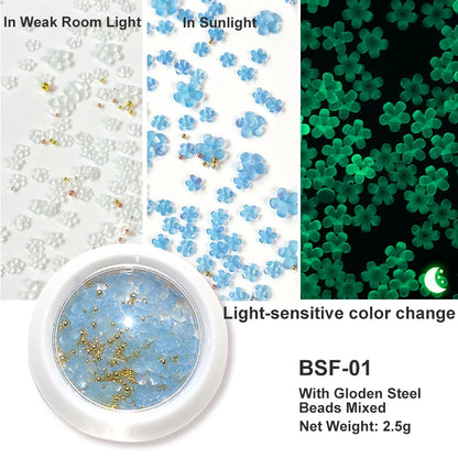 Acryl-Blumen Nail Art