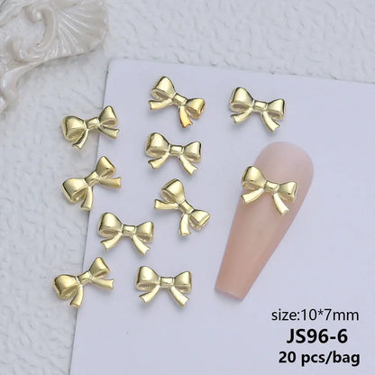 3D Schmetterlings Nail Charms