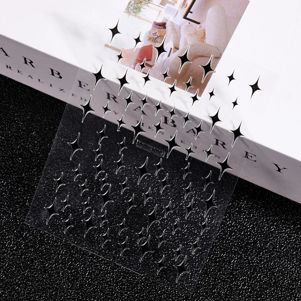 3D Nail Sticker – Sonne, Mond & Sterne