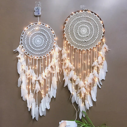 Boho Traumfänger – sanftes Lichtspiel