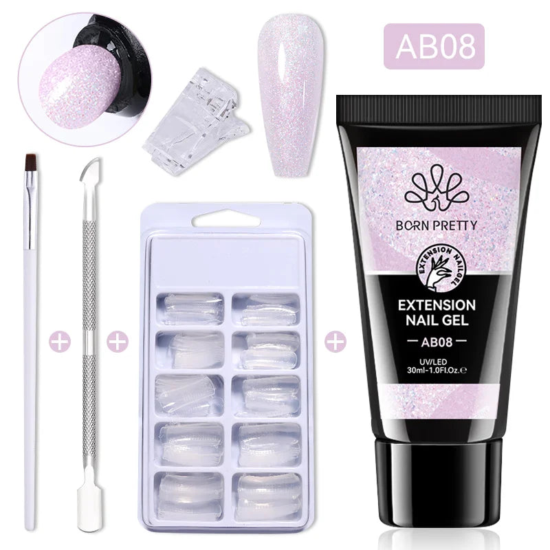 Poly-Gel Set – flexible Nagelverlängerung